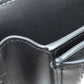 CELINE Bifold Wallet canvas Silver Triomphe Lame