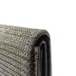 CELINE Bifold Wallet canvas Silver Triomphe Lame