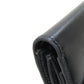 CELINE Bifold Wallet leather black Triomphe