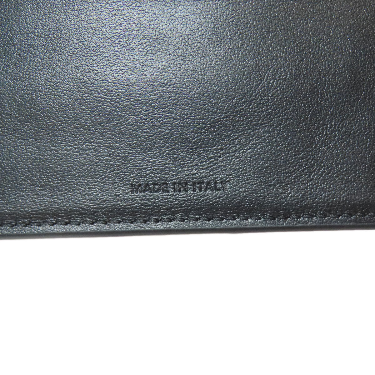 CELINE Bifold Wallet leather black Triomphe
