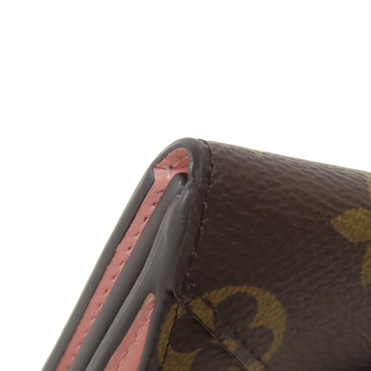 LOUIS VUITTON Bifold Wallet M81665 Monogram canvas Brown Portefeuille Celeste Women Used Authentic