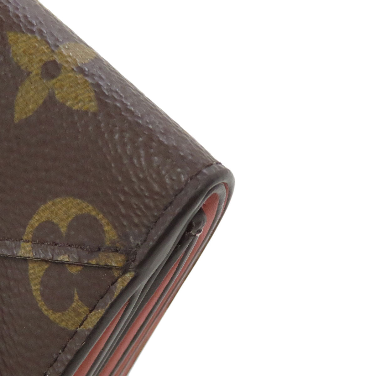 LOUIS VUITTON Bifold Wallet M81665 Monogram canvas Brown Portefeuille Celeste Women Used Authentic