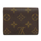 LOUIS VUITTON Bifold Wallet M81665 Monogram canvas Brown Portefeuille Celeste Women Used Authentic