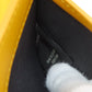 FENDI Bifold Wallet leather yellow FF Cube Women Used Authentic