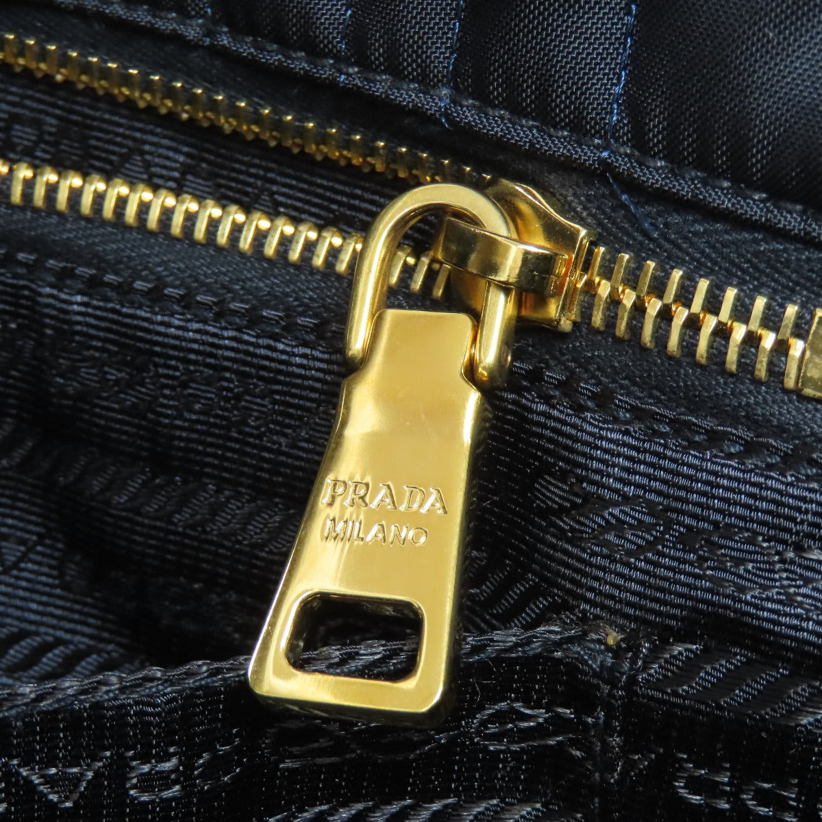 PRADA Tote Bag BN1877 Nylon Navy Canapa 2WAY