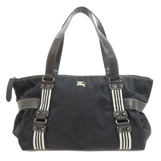 BURBERRY Tote Bag Nylon black logo