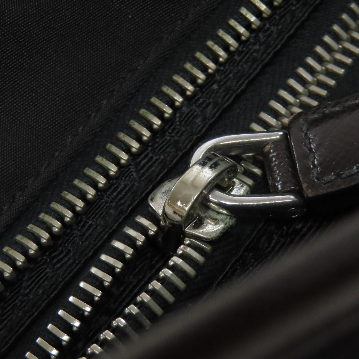 PRADA Shoulder Bag Nylon black Long shoulder