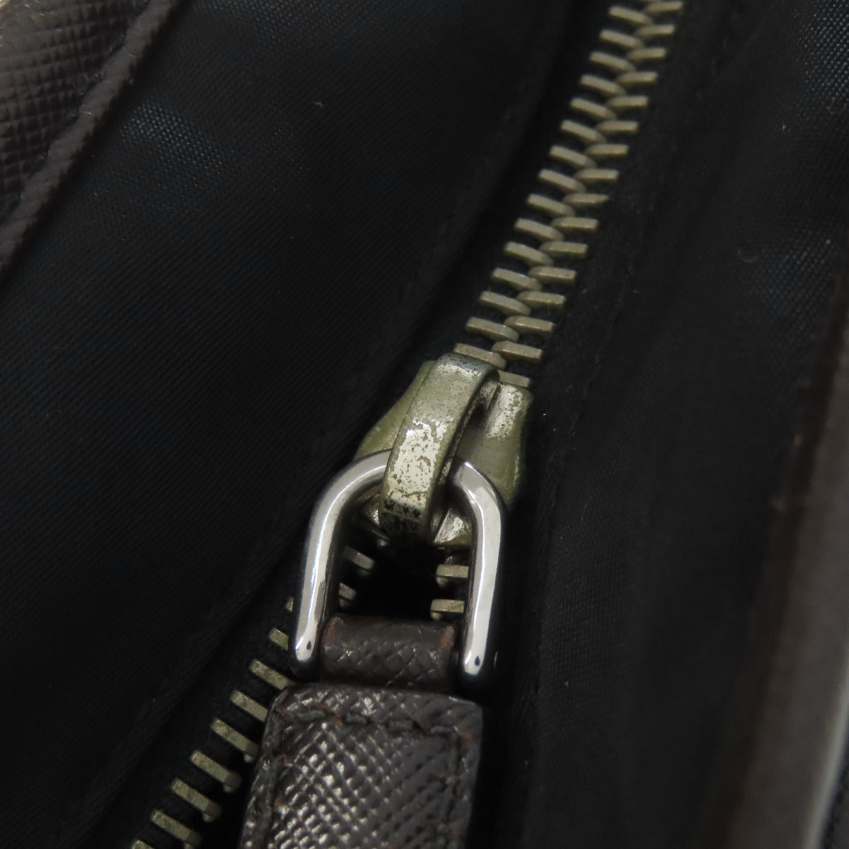PRADA Shoulder Bag Nylon black Long shoulder