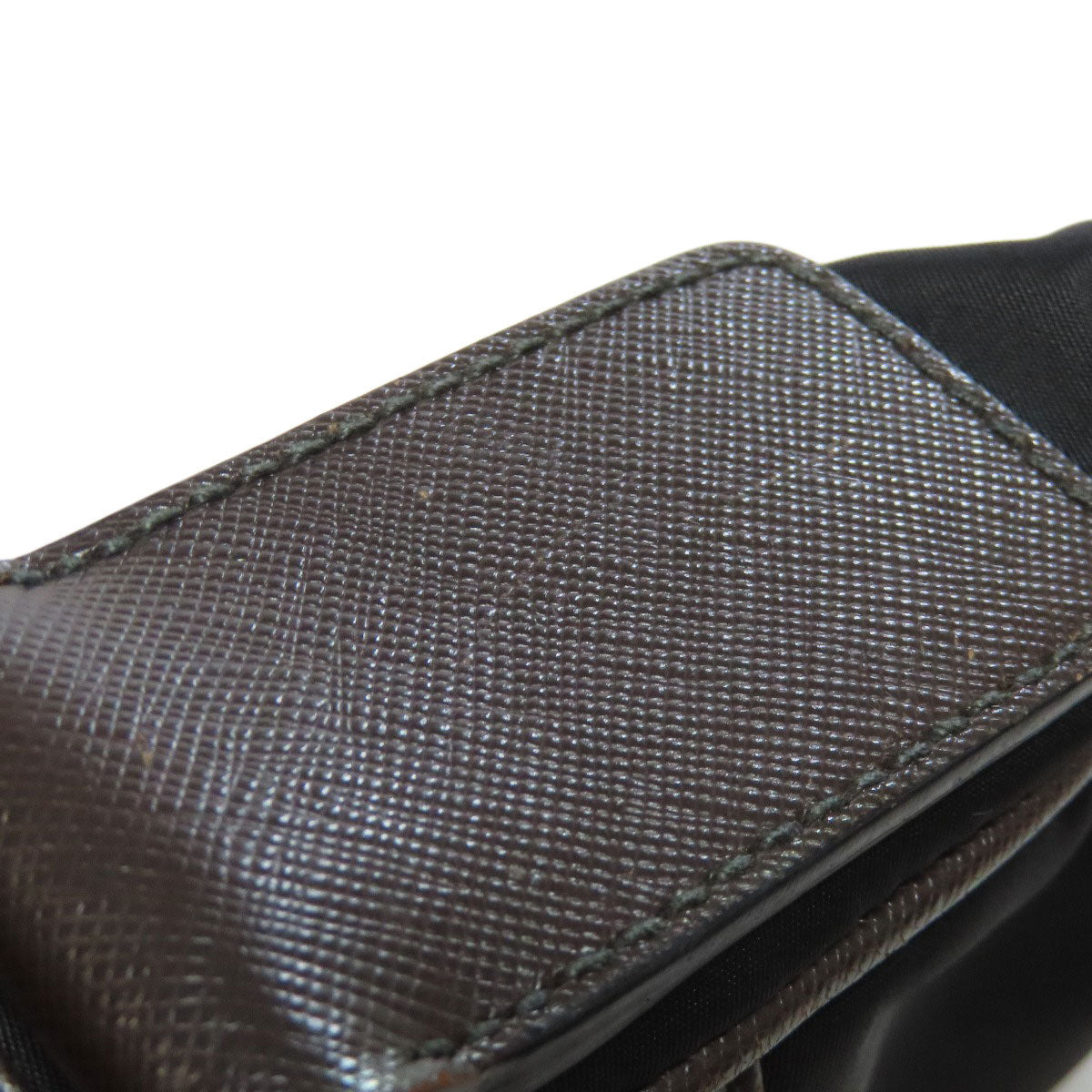 PRADA Shoulder Bag Nylon black Long shoulder