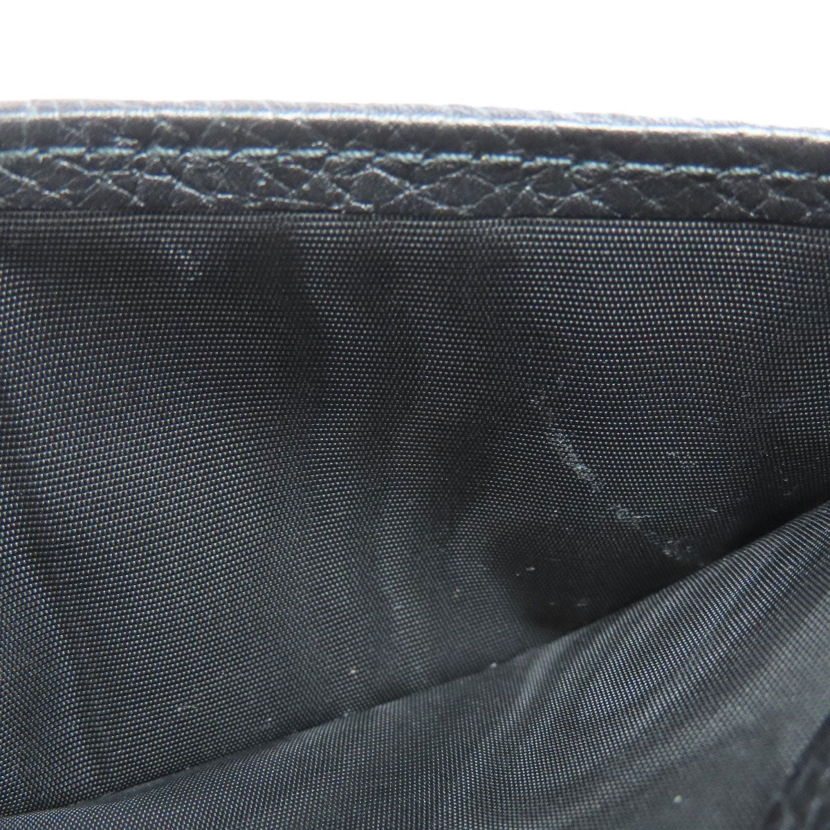 GUCCI Long Wallet Purse 795296 leather black logo mens Used Authentic