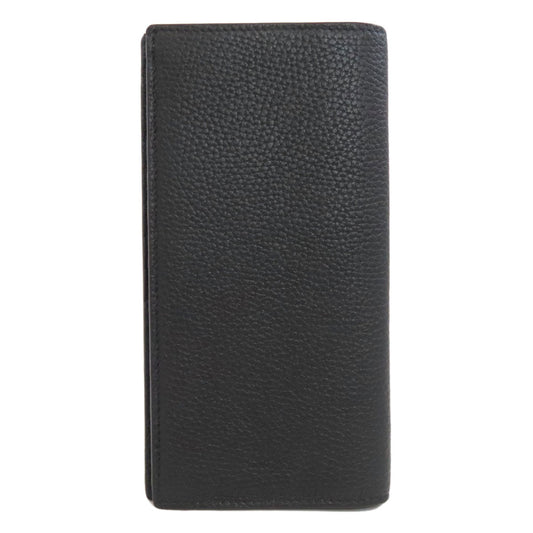 GUCCI Long Wallet Purse 795296 leather black logo mens Used Authentic