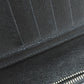 SAINT LAURENT Long Wallet Purse leather black Simple design mens Used Authentic