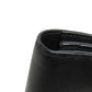 SAINT LAURENT Long Wallet Purse leather black Simple design mens Used Authentic