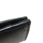 SAINT LAURENT Long Wallet Purse leather black Simple design mens Used Authentic
