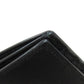 SAINT LAURENT Long Wallet Purse leather black Simple design mens Used Authentic