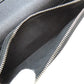 SAINT LAURENT Long Wallet Purse leather black Simple design mens Used Authentic