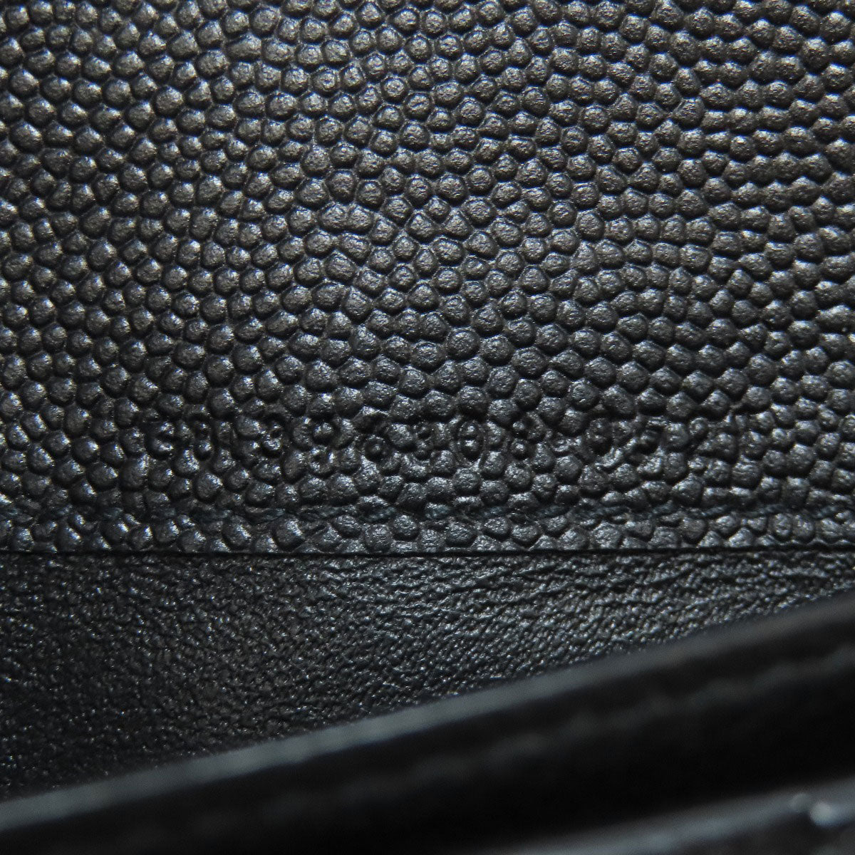 SAINT LAURENT Long Wallet Purse leather black Simple design mens Used Authentic
