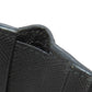 PRADA Bifold Wallet Safiano black logoMetal Women Used Authentic