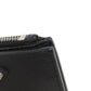 PRADA Bifold Wallet Safiano black logoMetal Women Used Authentic