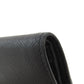 PRADA Bifold Wallet Safiano black logoMetal Women Used Authentic