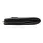 PRADA Bifold Wallet Safiano black logoMetal Women Used Authentic