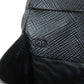 PRADA Bifold Wallet Safiano black logoMetal Women Used Authentic