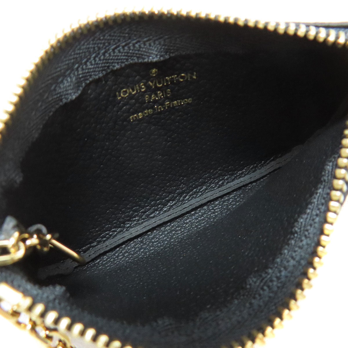 LOUIS VUITTON Coin case M80879 Ann Platt black Pochette Kle mens Used Authentic