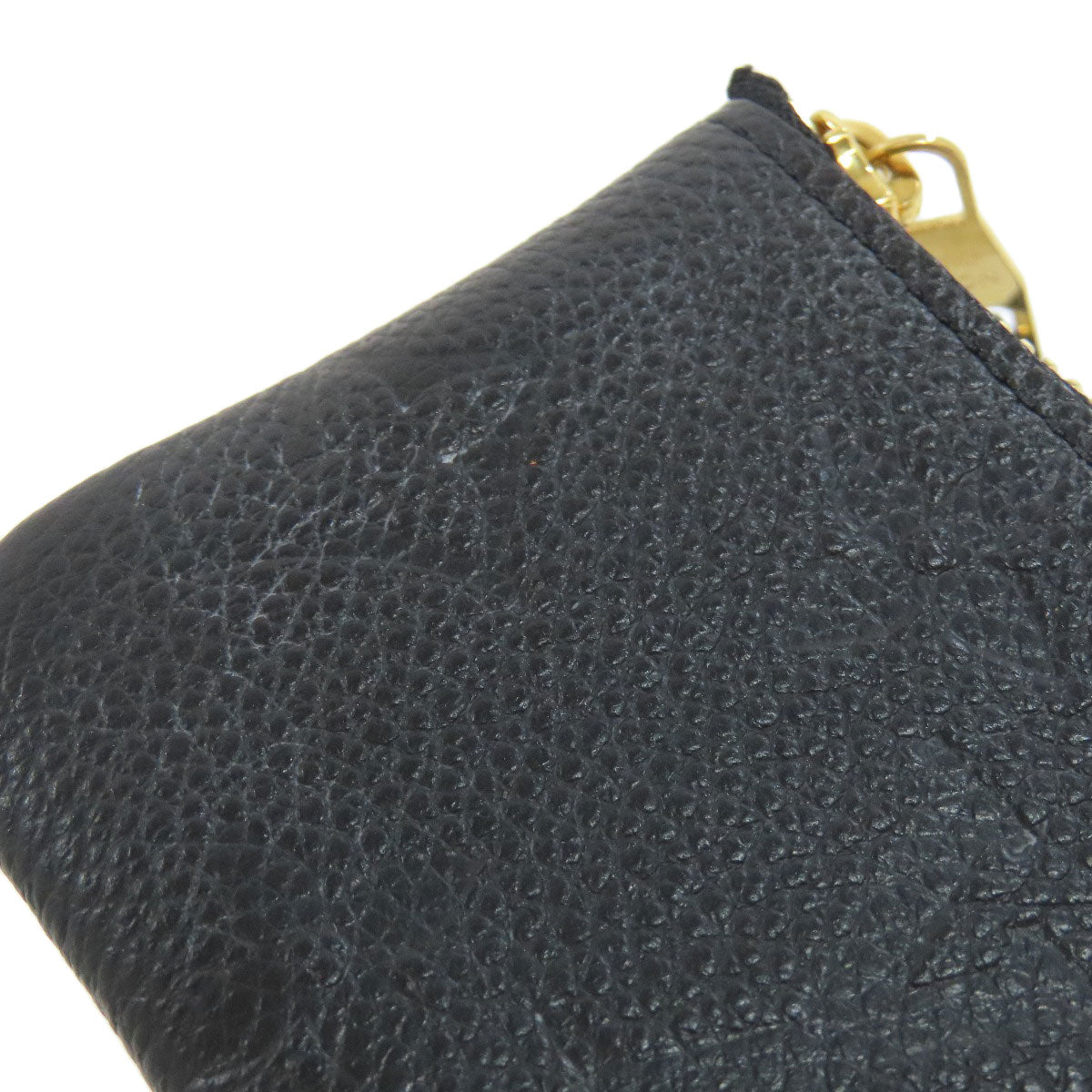 LOUIS VUITTON Coin case M80879 Ann Platt black Pochette Kle mens Used Authentic