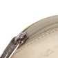 LOEWE Coin case Calfskin beige Anagram Round Shape Women Used Authentic