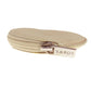 LOEWE Coin case Calfskin beige Anagram Round Shape Women Used Authentic