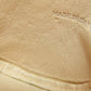 LOEWE Coin case Calfskin beige Anagram Round Shape Women Used Authentic