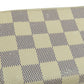 LOUIS VUITTON Long Wallet Purse N61210 Damier canvas white Portefeuille Clemence Women Used Authentic