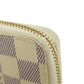 LOUIS VUITTON Long Wallet Purse N61210 Damier canvas white Portefeuille Clemence Women Used Authentic