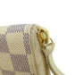 LOUIS VUITTON Long Wallet Purse N61210 Damier canvas white Portefeuille Clemence Women Used Authentic