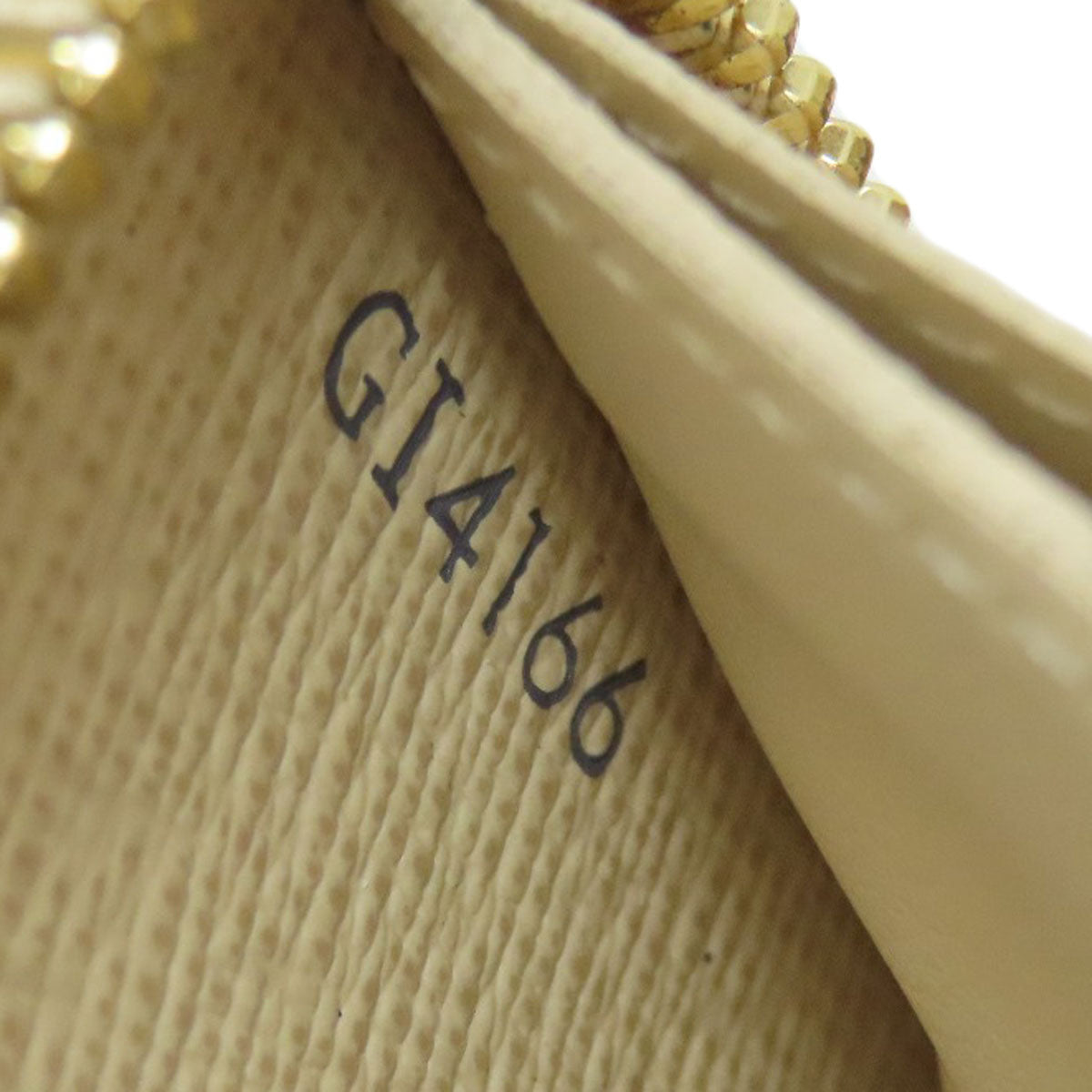 LOUIS VUITTON Long Wallet Purse N61210 Damier canvas white Portefeuille Clemence Women Used Authentic