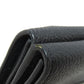 FENDI Bifold Wallet 7M0280 leather black logo Women Used Authentic