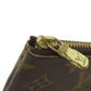 LOUIS VUITTON Coin case M62650 Monogram canvas Brown Pochette Kle Women Used Authentic