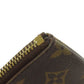 LOUIS VUITTON Coin case M62650 Monogram canvas Brown Pochette Kle Women Used Authentic