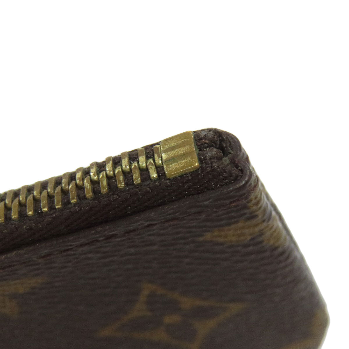 LOUIS VUITTON Coin case M62650 Monogram canvas Brown Pochette Kle