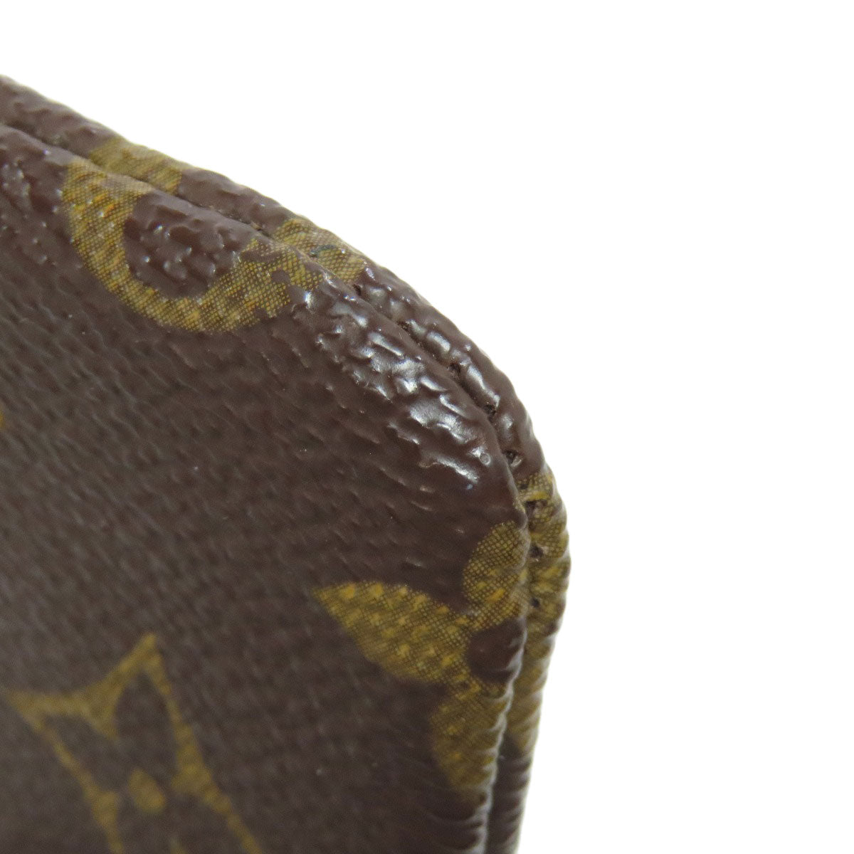 LOUIS VUITTON Coin case M62650 Monogram canvas Brown Pochette Kle