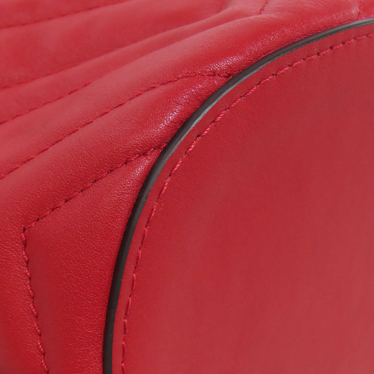 GUCCI Handbag 476674 Calfskin Red GG Marmont 2WAY