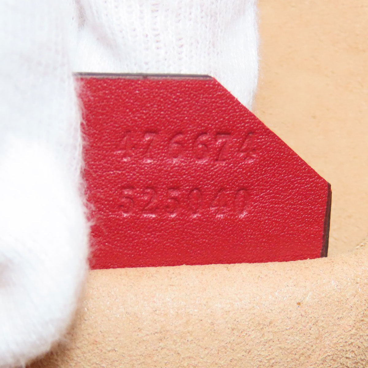 GUCCI Handbag 476674 Calfskin Red GG Marmont 2WAY