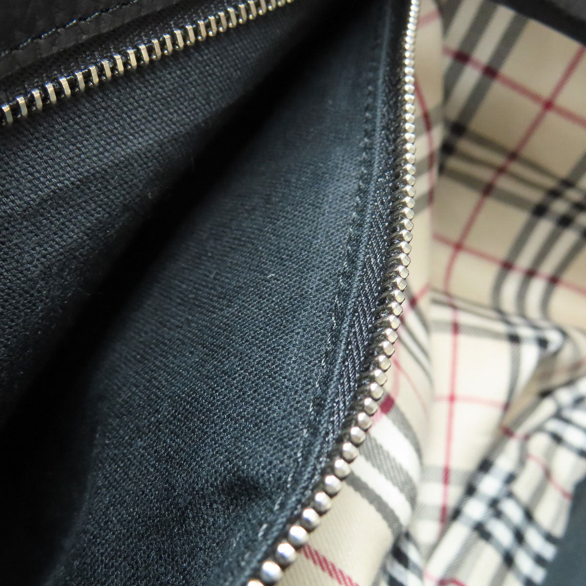 BURBERRY Tote Bag leather black Mini Boston Duffel bag