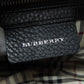 BURBERRY Tote Bag leather black Mini Boston Duffel bag