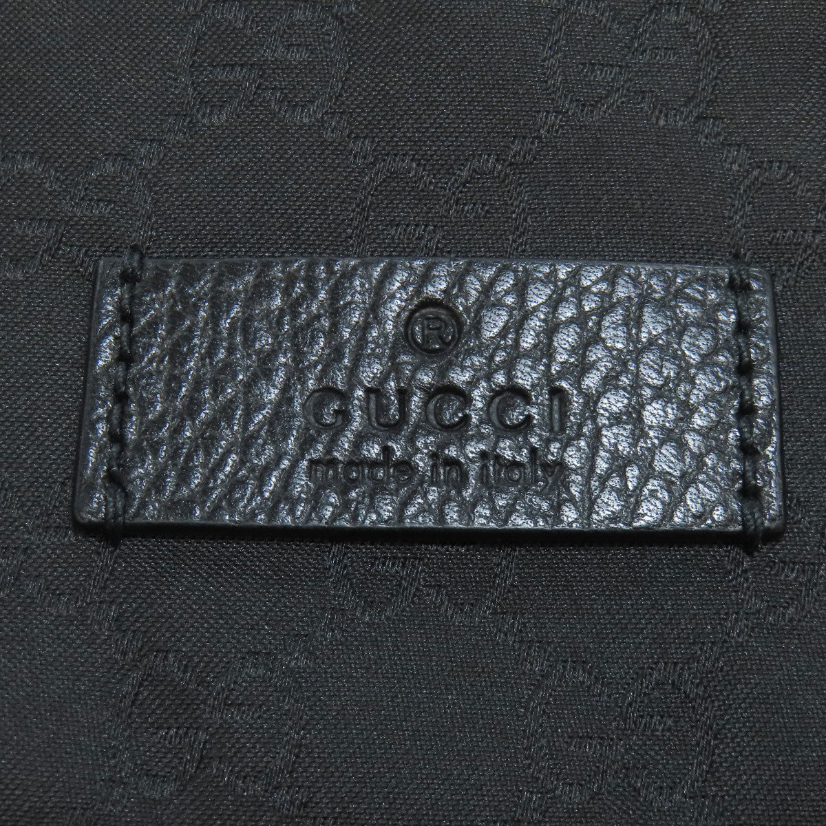 GUCCI Shoulder Bag 509639 Nylon black GG