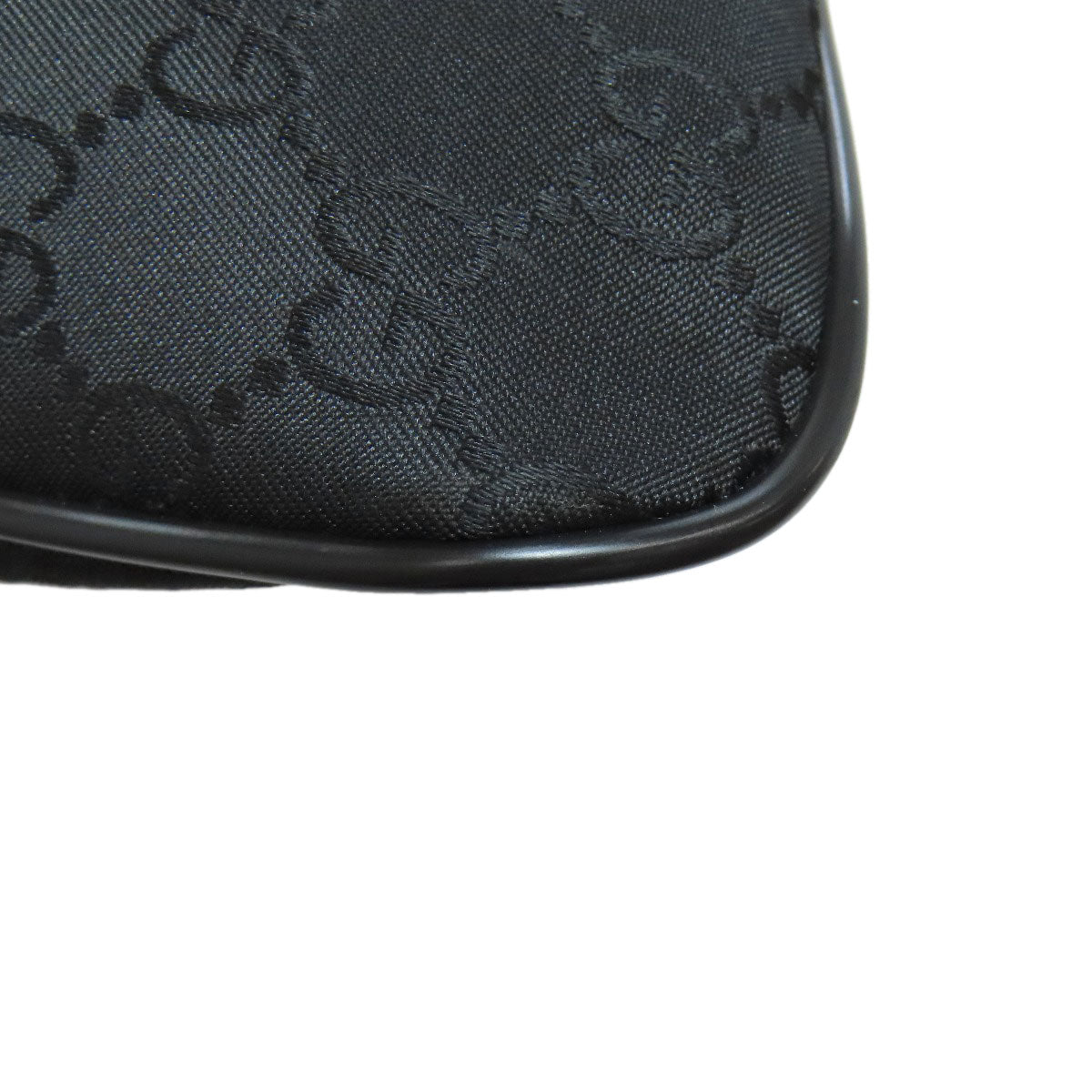 GUCCI Shoulder Bag 509639 Nylon black GG