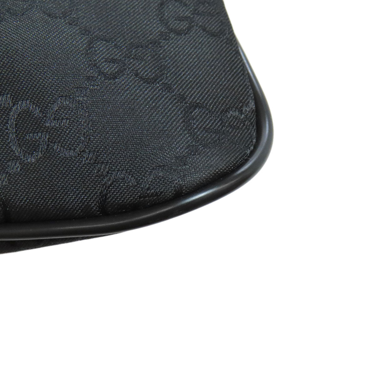 GUCCI Shoulder Bag 509639 Nylon black GG