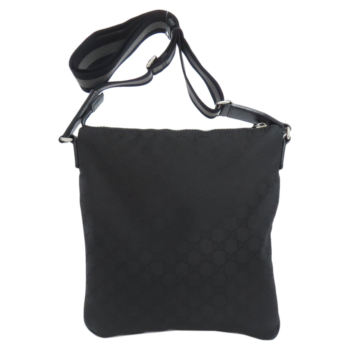 GUCCI Shoulder Bag 509639 Nylon black GG