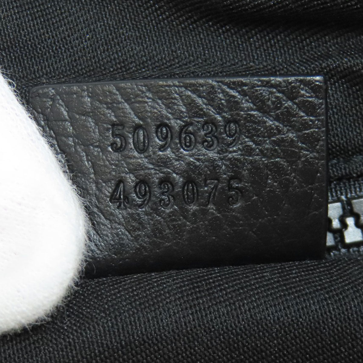 GUCCI Shoulder Bag 509639 Nylon black GG