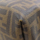 FENDI Tote Bag PVC Brown Zucca Pattern